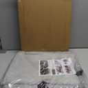 JOEJOY Deluxe Dog Booster Seat with Sturdy Metal Frame and Safety Leash for Small Pets up to 20 lbs - Portable Puppy Dog Car Seat with Thick Cushion and Storage Pockets for Small Dogs (Grey)