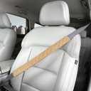 HighnessHwoo Extra Long Seatbelt Covers for Adults Kids Women & Men, Soft Car Seat Belt Strap Cushion for Sedan, SUV, Trucks, Shoulder Neck Chest Protector Pads, Auto Accessories, 1pc, Beige, 19.5in