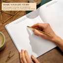 Skyline Grandparent Memory Book  Family Tree & Legacy Journal  Birthday Gifts for Nana, Grandpa & Grandma from Grandchildren (Space Blue) (7.7 x 9.2" (Regular cover))