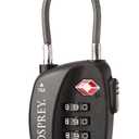 Osprey TSA Approved 3 Dial Cable Luggage Lock, Black
