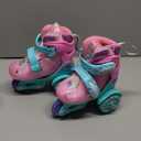 Unicorn Toddler Roller Skates, Kids Training Safety Tripple Protection Roller Skates with 4 Adjustable Sizes, Fun Light-Up Wheels, Little Girls' Fancy Gift (XS-Small(6.5C-9C US), Mint Whimsy)