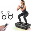 NEWBULIG Vibration Plate, Whole Body Workout, Vibrating Platform with LED Touch Screen & Pull Ropes for Weight Loss & Muscle Toning