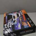 Slot Car Race Track Sets with 4 Slot Cars, Electric Race Car Track Include Slope Circular Overpass Track, Dual Racing Game Featuring Flash Bridge and Pendulum, Gifts Toys for Boys Kids Age 6 7 8-12