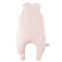 BubblePanda Rayon Made From Bamboo Toddler Sleep Sack with Feet 12-24 Months 2.5 Tog Winter Ultra Soft Warm Baby Sleep Bag Walker 1t-2t Quilted Thick Wearable Blanket with Legs 2-Way Zipper (Pink)