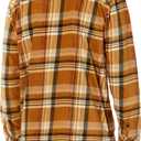 Quiksilver Men's Flannel Woven Top, Bone Brown SURF Days 234, Small