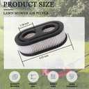 6 Pack 593260 Filter 798452 334404 Cartridge Filter, Lawn Mower Replacement Filters for 4247 5432 5432k 09P00 09P702 550E 500EX 550EX 625 575EX Series Engine