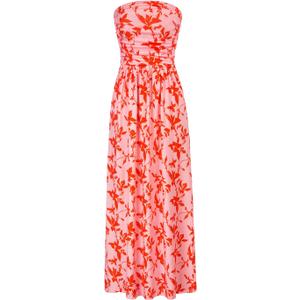 GRACE KARIN Women Strapless Dress Casual Loose Ruched Long Maxi Dress with Pockets, XXL