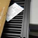 NEWBULIG Dog Playpen 4-Panel, 24IN Puppy Playpen, Stable Dog Play Pen Indoors/Outdoor with Secure Locking Door, Plastic Pet Fence for Small & Medium Dog, Black 35"L x 35"W x 23.6"H