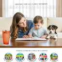 20oz Coloful Acrylic Glasses Drinkware (Set of 6), Hammered Design Shatter-Proof Plastic Cups, Reusable Plastic Large Drinking Tumblers, Stackable, BPA-Free, Dishwasher-Safe (Colorful)