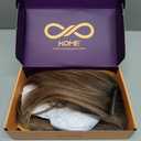 Brown mix Blonde Highlight Synthetic Lace Front Wig,Side Part Short Straight Glueless Bob Wig for White Women Daily Use 10IN (#TT4/243)