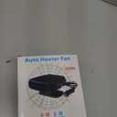 Car Heater, 12V 200W Portable Car Demister Windshield Defogger and Defroster Fast Heating&Cooling Fans with Cigarette Lighter Plug/Ergonomic Handheld/360 Rotary Base for Cars, SUV, Jeeps, Trucks, MPV