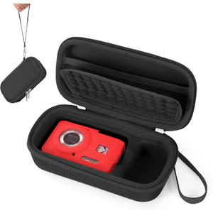 Camera Carrying Case Compatible with KODAK PIXPRO FZ55 / FZ45 16MP Digital Camera, Hard Bag Suitable for Travel and Home Storage (Black)