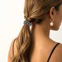 4 Pcs Rhinestone Hair Ties, Sparkly Beaded Scrunchies Crystal Elastic Ponytail Holders Hair Accessories for Women