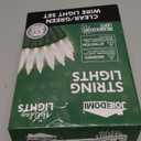 Joiedomi Clear Christmas String Lights Indoor,200(2x100) Mini White Fairy Light,42.8 FT Lighting Decor for Patio Dorm Classroom Bedroom Holiday Wedding Party Garland Birthday Festival,Green Wire