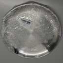 MUKCHAP 6PCS 11.81 Inch Stainless Steel Plates, Silver Flat Metal Dishes, Camping Serving Dinner Plats for Snack, BBQ