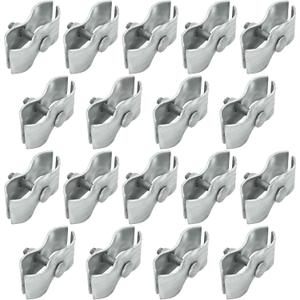 18 Set Chain Link Fence Parts 1-3/8" Dog Kennel Panel Clamps Galvanized Chain Link Fence Clamps For Pipe Panel Frames