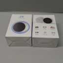 4MP/2K Window Camera for Home Security, 2Pack No Drill 5G&2.4G WiFi Indoor Security Cameras, Outdoor Monitoring thru Glass, Blacklight Color Night Vision, 24/7 AI Human Detection, Apt. Easy Mag. Mount (White)