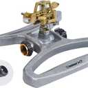 Melnor 65051-AMZ Pulsating Sprinkler with QuickConnect Product Adapter, Amazon Bundle