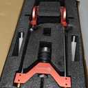 Portable Drill Guide for Straight Holes, Heavy-Duty 0 to 60 Angle Drilling Guide, Drill Press Adapter for Hand Drill, Precision Adjustable Drill Jig Attachment with 1/2" Chuck