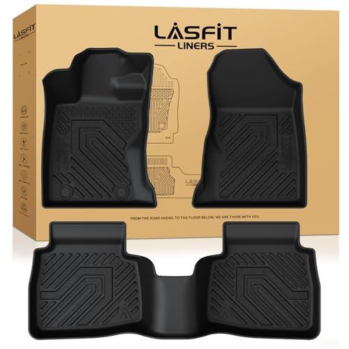 LASFIT Floor Mats for Subaru Outback 2026, All Weather TPE Custom Fit Floor Liners Easy Clean Durable No-Curling 1st & 2nd Row Mats for Outback 2026 Car Accessories, Black