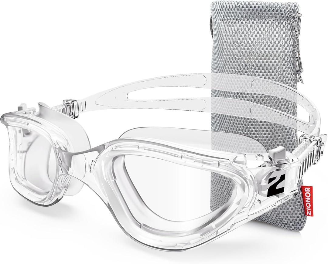 ZIONOR Swim Goggles, G1 SE Swimming Goggles Anti-Fog for Adult Men Women, One Size