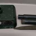 Upgraded Solar Ultrasonic Animal Repellent Outdoor, Deer Repellent Devices Motion Detection, Waterproof Cat Squirrel Skunk Raccoon Dog Bird Deterrent with Flash Lights for Yard Farm Garden Patio