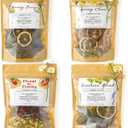 Siifert 4 Set Spring Clean Potpourri Bags Stovetop Simmering Mix Potpourri Instruction and Sticker Floral Fruity Cinnamon Natural Air Freshener Sachet for Party Craft DIY Gift Housewarming Hostess