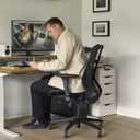 OLKIE Office Chair Wheels Roller Blade Caster 11mm All Black 3 Inch 10 Pack Chair Wheels for Office Rubber Rolling Set of 10 for Carpet Hardwood Floors Gaming Smooth & Silence Gliding