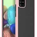 Shockproof Phone Case Cover for Samsung Galaxy A71 5G (6.7", 2020) [Not for A71 5G UW from Verizon] [Rose Gold]