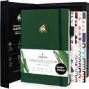 Clever Fox Planner Premium Edition  Undated Luxurious Weekly & Monthly Planner to Increase Productivity and Hit Your Goals  Organizer  Start Anytime, A5, Lasts 1 Year, Forest Green (Weekly)