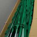 Electric Fence Posts with Clips, Pack of 50, 48Inch Temporary Plastic Step-in Fence Post for Garden and Farm, Green