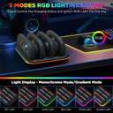 Vilante Charging Dock for Nintendo Switch 2 Joy-Con Controllers, 4 in 1 Charge Station for Nintendo Switch 2 with 5 Light Modes Magnetic Fast Controller Charger for Joy Con 2 with LED Indicators