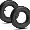 13x4.00-6 Inner Tube 4.10/3.50-6 Heavy Duty Replacement Tire Tubes with Straight Valve Stem for Wheelbarrows, Mowers, Hand Trucks - 2 Pack