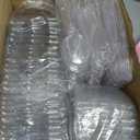 Mimorou 150 Pcs Square Mini Plastic Dessert Cups,3 oz Clear Plastic Parfait Appetizer Cup with Lids and Spoons for Desserts Appetizers Ice Cream Birthday Weddings Anniversaries Party Favors(3 oz)