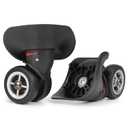 Luggage Suitcase Wheels Replacement Kits, Spinner Plastic 360 Degree Rotation Wheel Repair for Travel, Mute Double Row Casters Pack of 2