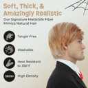 ALLAURA Iconic Blonde Comb-Over Wig  Funny Costume Hairpiece for Adults  Realistic Halloween & Party Wig for Men & Women  Ideal for Costumes, Cosplay, Events, and Skits