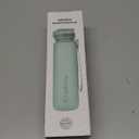 Hydracy Water Bottle with Time Marker - Large BPA Free Water Bottle & No Sweat Sleeve - Leak Proof Gym Bottle with Fruit Infuser Strainer & Times to Drink - Ideal for Fitness Sports & Outdoors (Moonlight Green)