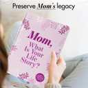 Gifts for Mom from Daughter, Son - Personalized Mothers Day Gifts for mom, Wife, Women - Moms Birthday Gift Ideas, Birthday gifts for moms - Mom Story Book to Fill Out, Moms Guided Journal Life Story