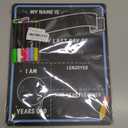 Double Sided Back to School Chalkboard with Frame Reusable Sign