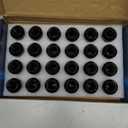 M14x1.5 Lug Nuts with Cone Seat24PCS Black Wheel Lug Nuts 9/10" 22mm Hex1.91" Length Compatible with Silverado Suburban 1500 Expedition F-150 Ram 1500