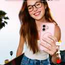 FNTCASE for iPhone 16 Case: [Compatible with Magsafe] Translucent Matte Cases with [Full Camera Protection] [Screen Protector] Military Grade Shockproof Protective Phone Cover - Light Pink