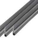 M-D Building Products 43303 Silver Aluminum and Vinyl Cinch Self-Adhesive Top and Sides Door Seal Kit