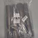 FoDau770 Brown Rubber Wood Furniture Legs 12 Inches, Straight Tapered Wood Feet Mid Century Sofa Legs Set of 4, 5/16" UNC Furniture Feet for Cabinet Couch Dresser Chair Ottoman Table