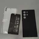 for Samsung Galaxy S23 Ultra Case,Liquid Silicone Upgrade Soft Anti-Scratch Microfiber Lining 2 HD Screen Protector Full Camera Protection Shockproof Case for Samsung S23 Ultra 6.8 inch -Black