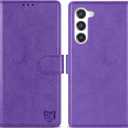 ZZXX for Samsung Galaxy S23 Plus Wallet Case with [RFID Blocking] Card Slot Kickstand Magnetic Closure Leather Flip Fold Protective Phone Case for Galaxy S23 Plus 5G Case Wallet(Purple-6.6 inch)