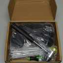 6 Inch Landscape Staples Set, 11 Gauge Galvanized U-Shaped Garden Stakes (100 Pack) with Gaskets, Hook Tool & Rubber Mallet for Weed Fabric & Landscaping