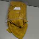 Yellow Sheer Curtains 63 Inch Length 2 Panels Boho Semi Privacy Light Filtering Drapes for Living Room,Faux Linen Window Curtins/Bedroom 63 Inches Long,Mustard Gold