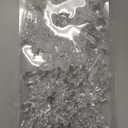 18pcs Christmas Tree Decoration Crystal Ornaments - Hanging Acrylic Christmas Snowflake Icicle Drop Crystal Ornaments for Xmas Tree Winter New Year Party Supplies (Clear)