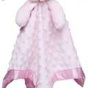 Pro Goleem Loveys for Babies Bunny Security Blanket Girl Newborn Soft Pink Lovie Gift for Infant and Toddler