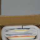 Selamica Porcelain Square Dessert Salad Pasta Plates 7.6 inches ceramic plates set of 6 microwave/dishwasher/oven safe, Assorted Colors